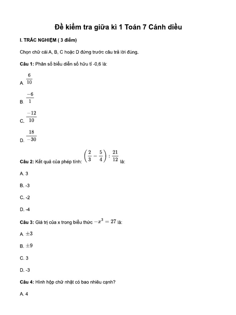 De thi giua ki 1 toan 7 canh dieu pdf