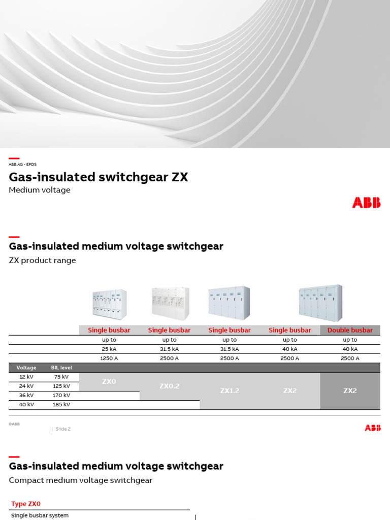 Medium Voltage Switchgear Guide | PDF | Transformer | Insulator ...