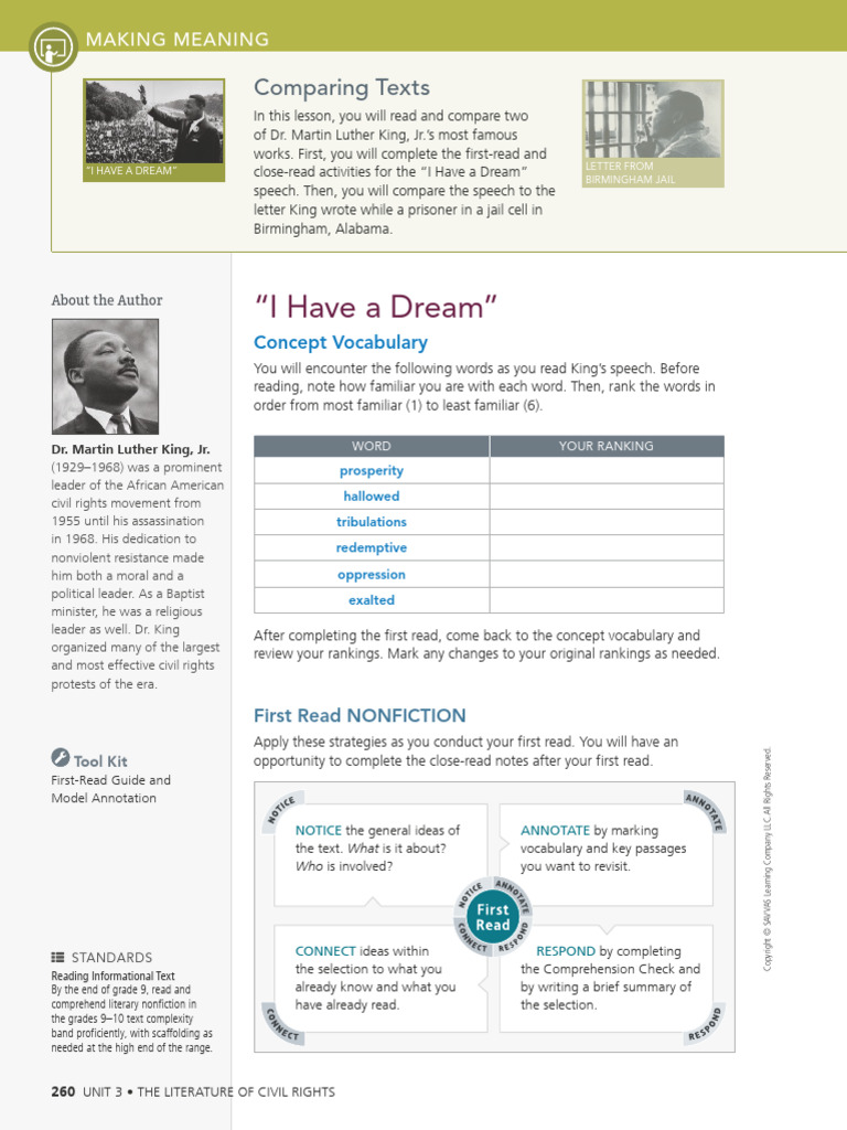 _I Have a Dream_ (PDF) PDF Word Rhetoric