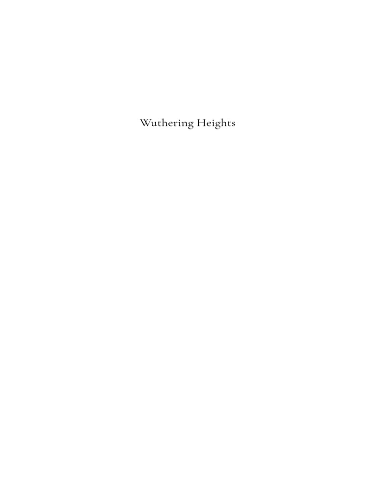 Wuthering Heights 1645718554. Print | PDF | Heathcliff (Wuthering ...