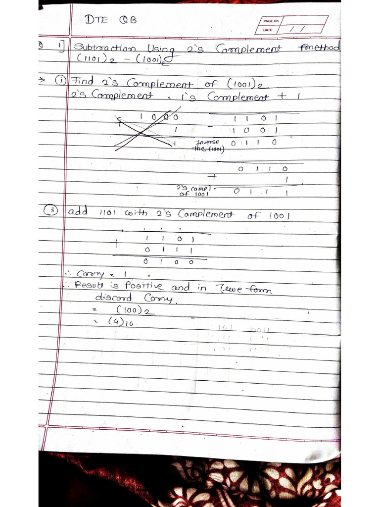 Dte Unit Test Answer PDF | PDF