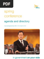 Download Liberal Democrat Spring 2012 Conference Agenda by Mark Pack SN80773710 doc pdf