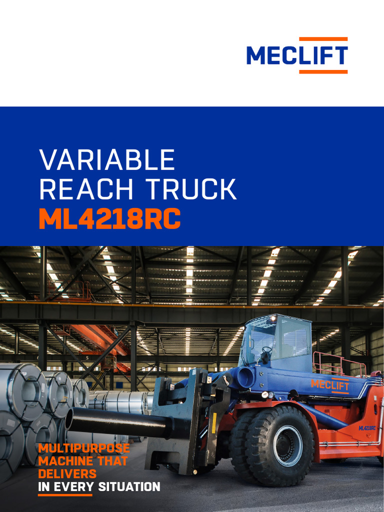 Ml4218rc Variable Reach Truck | PDF | Truck | Land Vehicles
