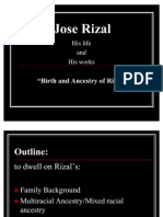 Jose Rizal's Life and Mixed Ancestry