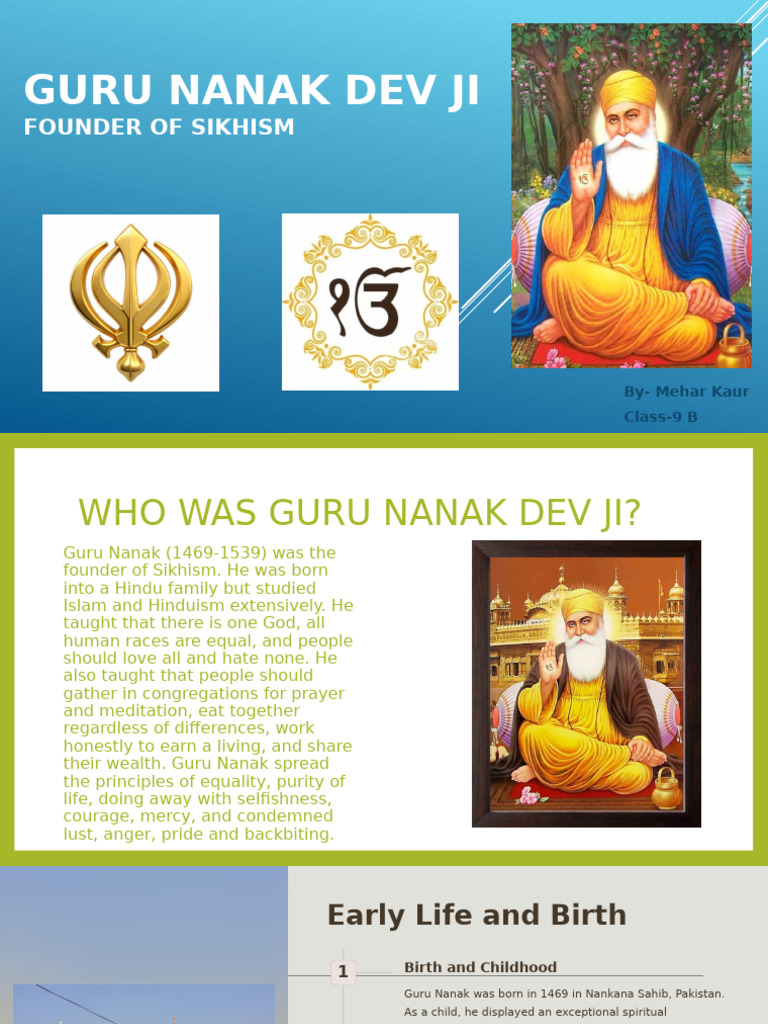 Guru Nanak Dev Ji | PDF | Guru Nanak | Indian Religions
