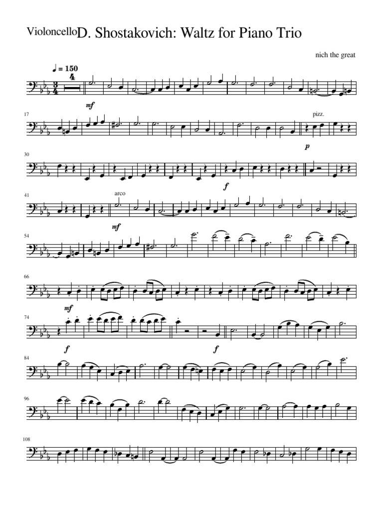 Cello Pdf String Instruments Musical Instruments