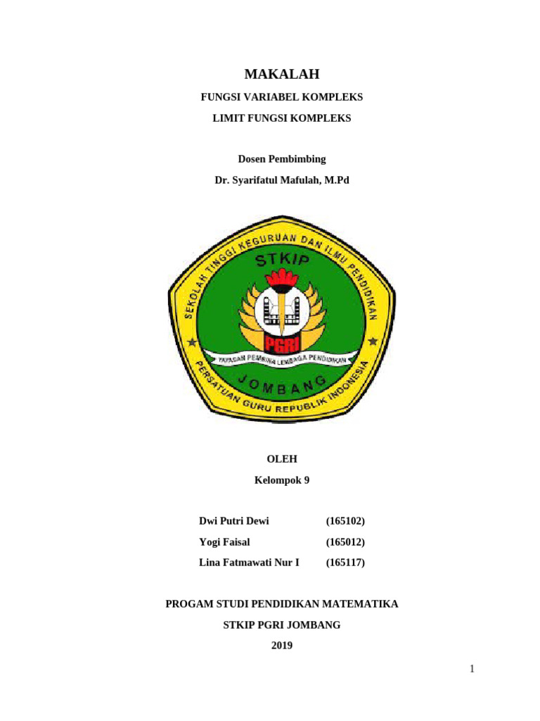 Makalah limit fungsi kelompok 9 new s pdf