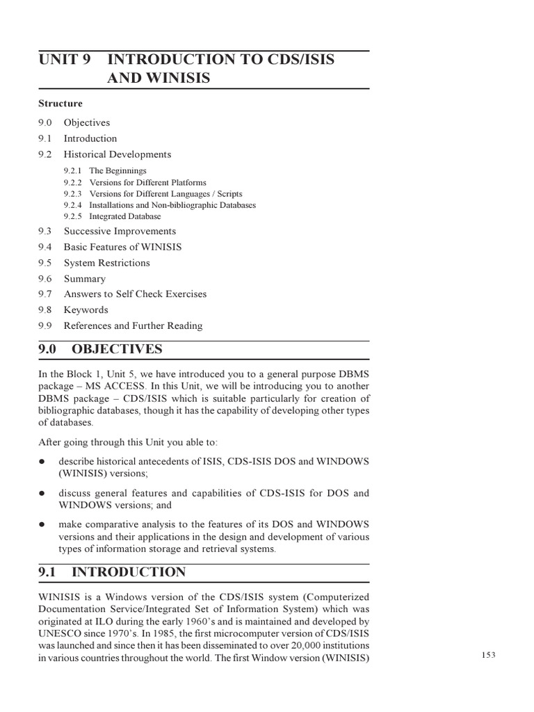 cds isis | PDF | Databases | Computer File