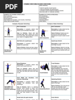 Dynamic Stretching and Static Exercises | PDF | Wellness | Science ...