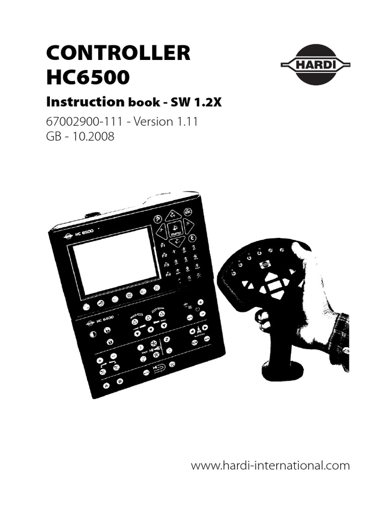 67002900-111 HC6500 Operator Manual HARDI | PDF | Menu (Computing ...