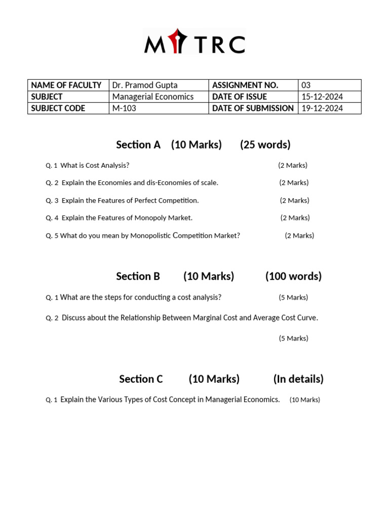 Assignment - Unit-3-ME | PDF