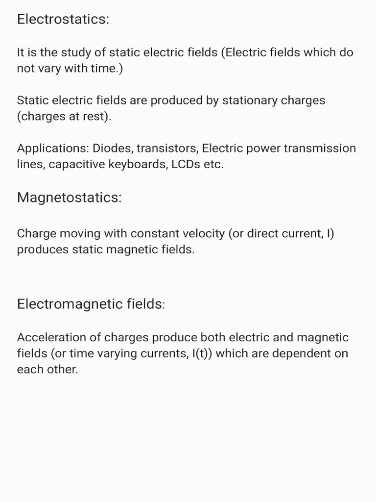 1.4 EMFT - Coulomb's Law | PDF