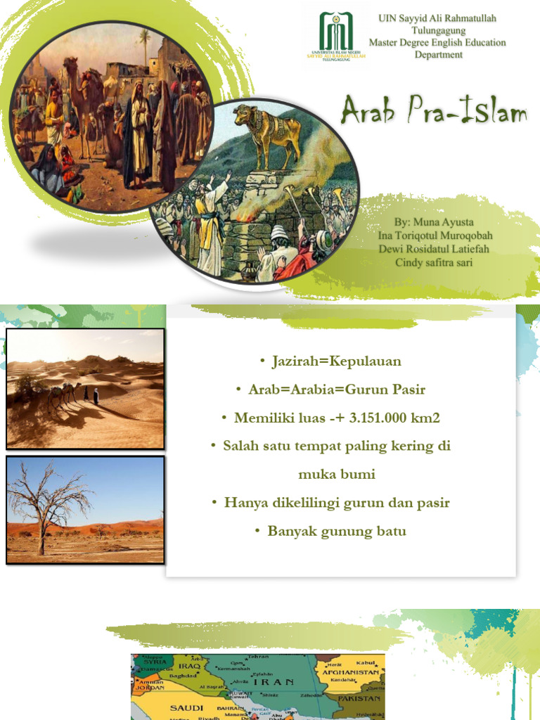 Arab Pra-Islam: Geografi & Budaya | PDF