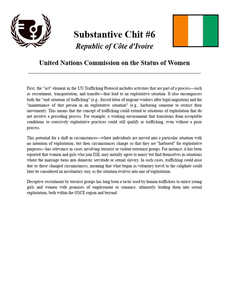 Ivory Coast Substantive #06 | PDF