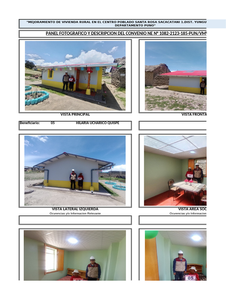 Mejoramiento Vivienda Rural Puno | PDF