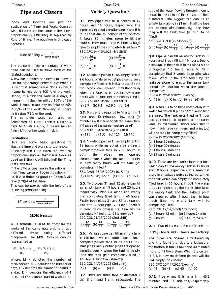 13 Pipe And Cistern 63 Pdf