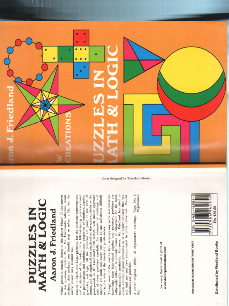 Puzzles in Math and Logic. (Aaron J. Friedland) (Z-Library) | PDF