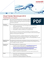 Experton Cloud Vendor Benchmark 2012 Vorgehen