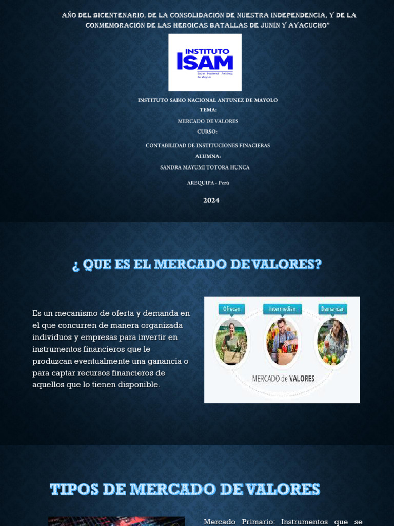 Introducción al Mercado de Valores 2024 | PDF | Bolsa | Business