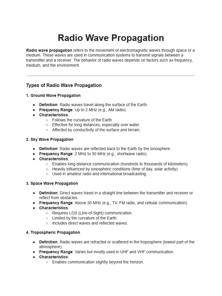 Wireless Communication - MODULE 3 | PDF | Radio Propagation | Ultra ...
