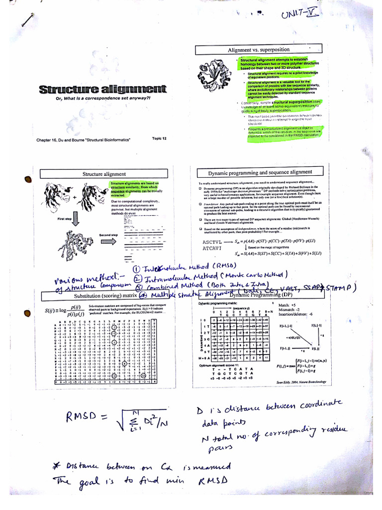 Protein Structure Alignment | PDF