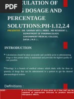 Dosage Rounding Rules for Nursing | PDF | Chemistry | Dose (Biochemistry)