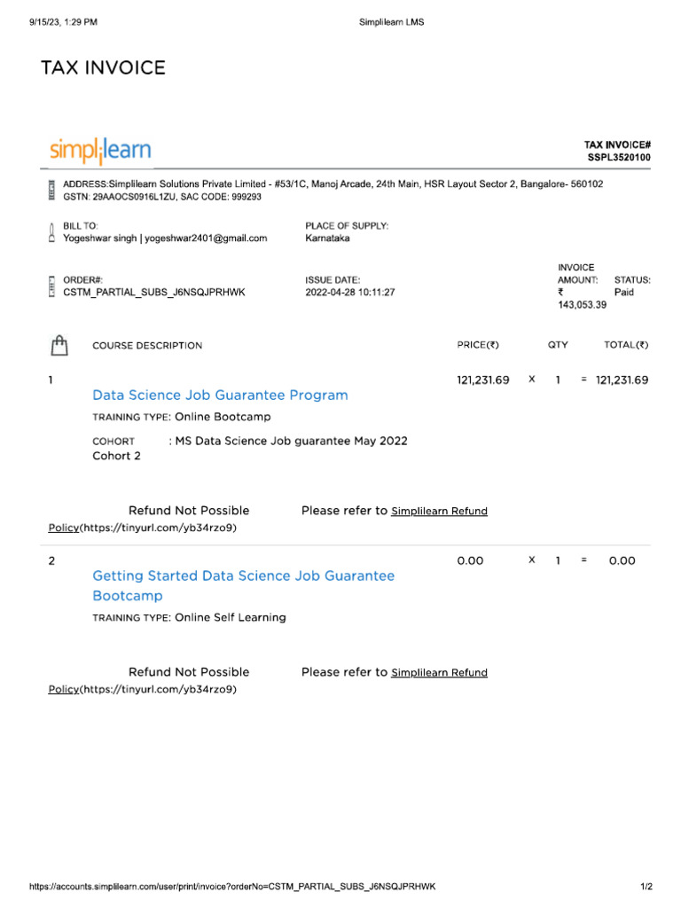Invoice 2 | PDF