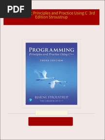 Full download Programming Principles and Practice Using C  3rd Edition Stroustrup pdf docx