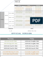 FIT Timetable Spring 20120112