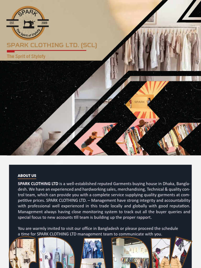 Spark Clothing - Bd New | PDF | Textiles | Clothing