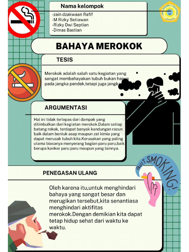 Teks Eksposisi - Bahaya Merokok | PDF