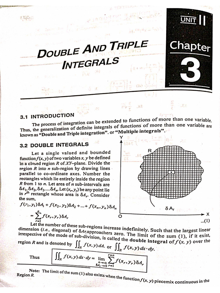 Double Triple Integration Pdf