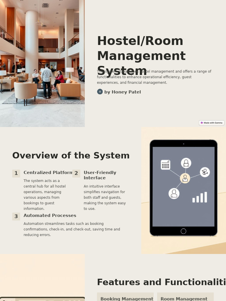 Hostel Management System Overview | PDF | Usability | Password