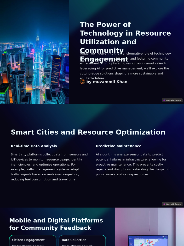 Technology's Role in Resource Optimization | PDF | Artificial ...