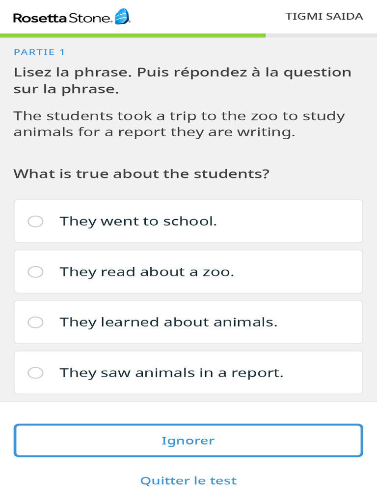 Test De Compréhension Pour étudiants Pdf