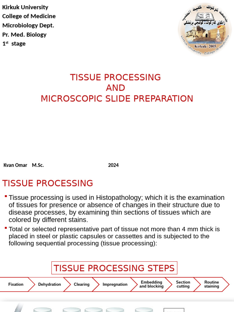 Tissue Processing | PDF | Histopathology | Staining
