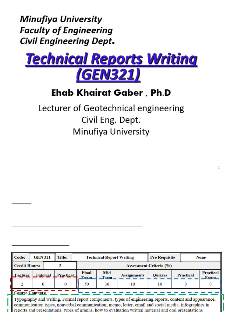 Technical Report Writing Course | PDF | Memorandum