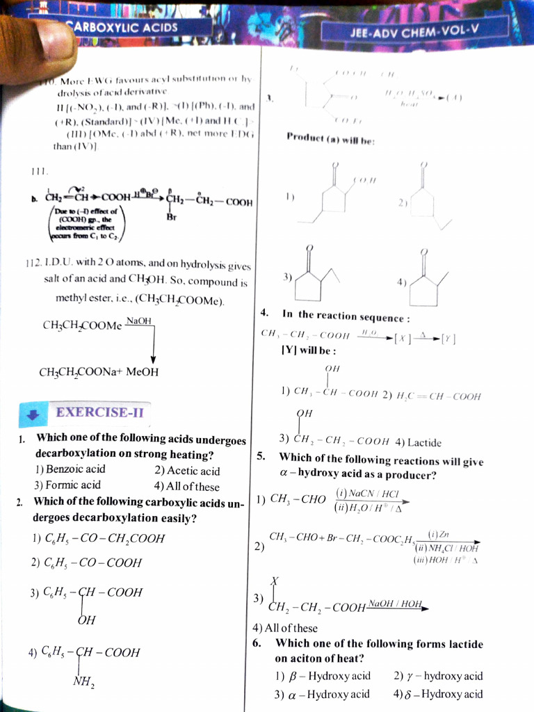Carboxylic Acid Lvl 2 | PDF | Carboxylic Acid | Ester