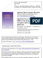 Geppi et al, Applied Spectroscopy Reviews, 44, 1–89, 2009