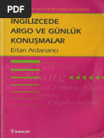Ingilizcede Argo Gunluk Konusma | PDF