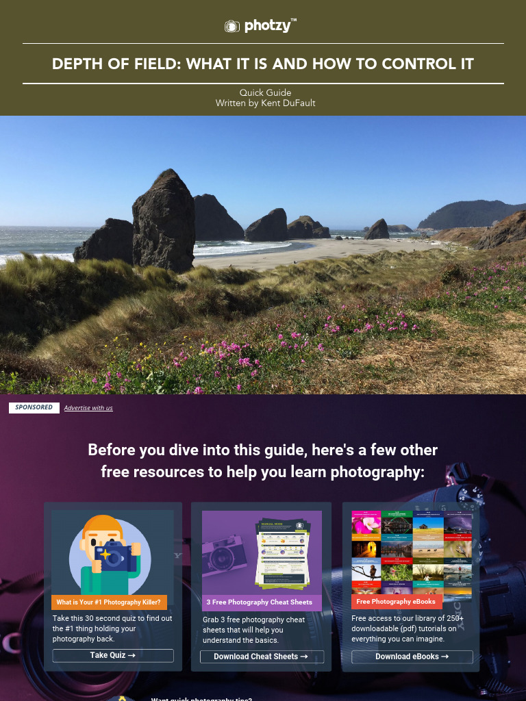 Mastering Depth of Field in Photography | PDF | Camera Lens | Aperture