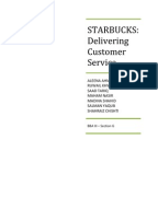 Starbucks customer service case study analysis
