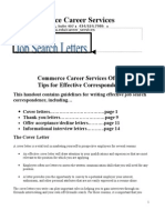 Form - Job Search Letters 12-5-07