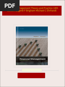 PDF Financial Management Theory and Practice 14th Edition Eugene F Brigham Michael C Ehrhardt download