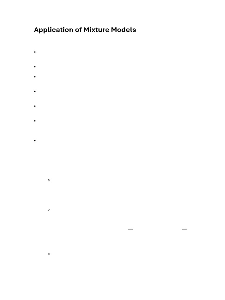 Applications of Mixture Models in Science | PDF | Twin | Statistics