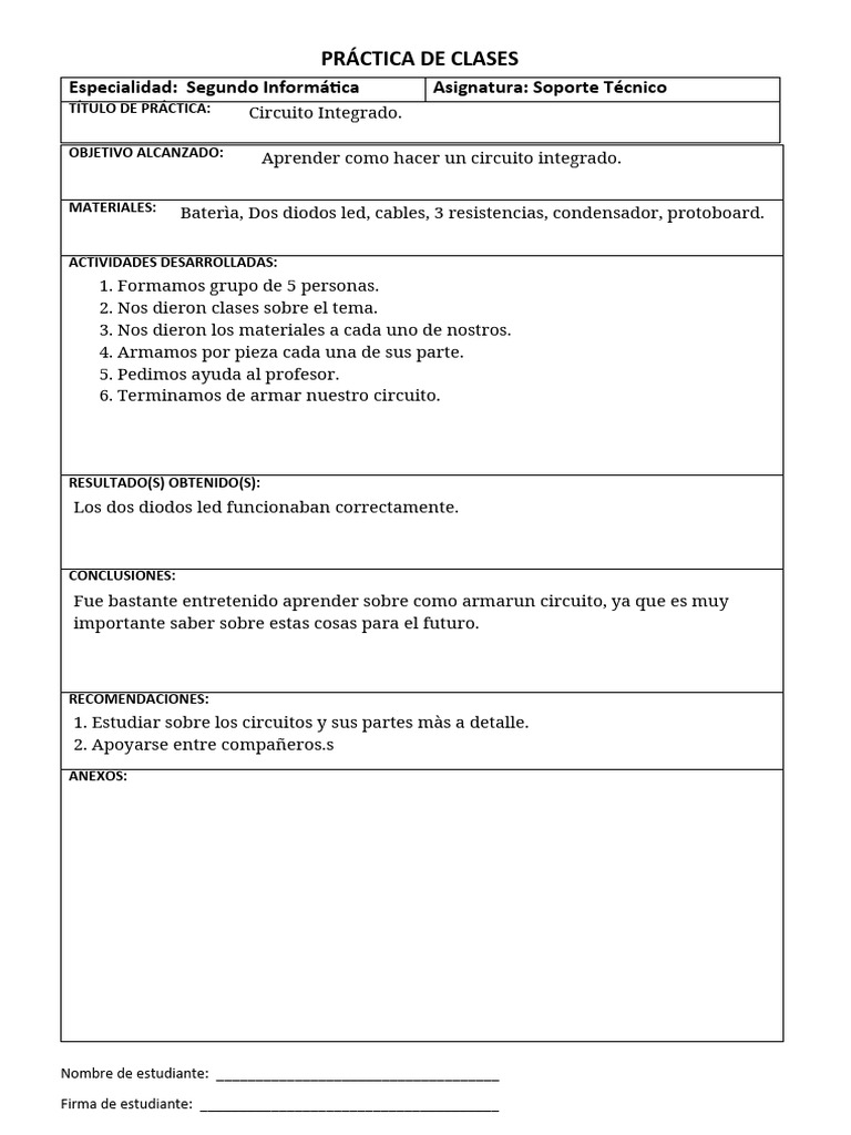 Formato de Practica Ejemplo 4 | PDF