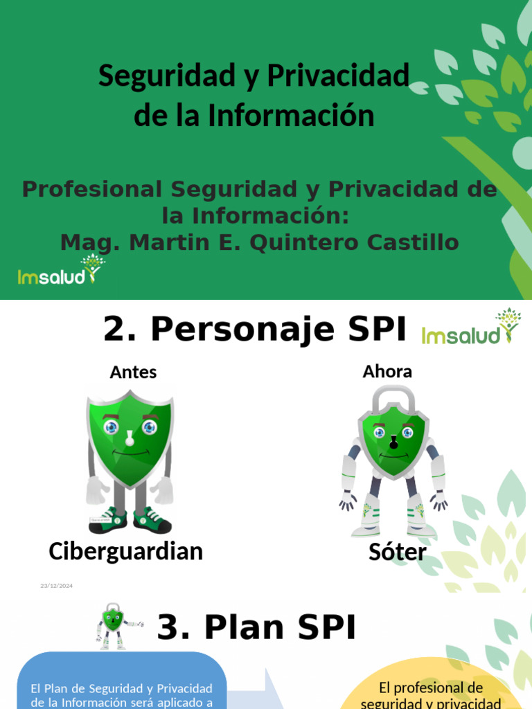 Plan de Seguridad y Privacidad de la Información | PDF | Seguridad | La ...