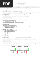 Simple Machines: Concepts and Calculations | PDF | Machines | Mechanics