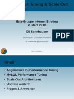 Performance Tuning & Scale-Out mit MySQL