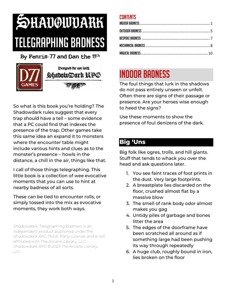 Telegraphing Badness | PDF